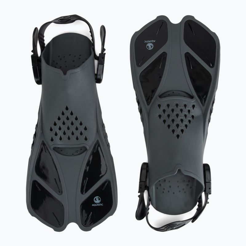Kit snorkeling AQUASTIC SMFK-01LC nero 8