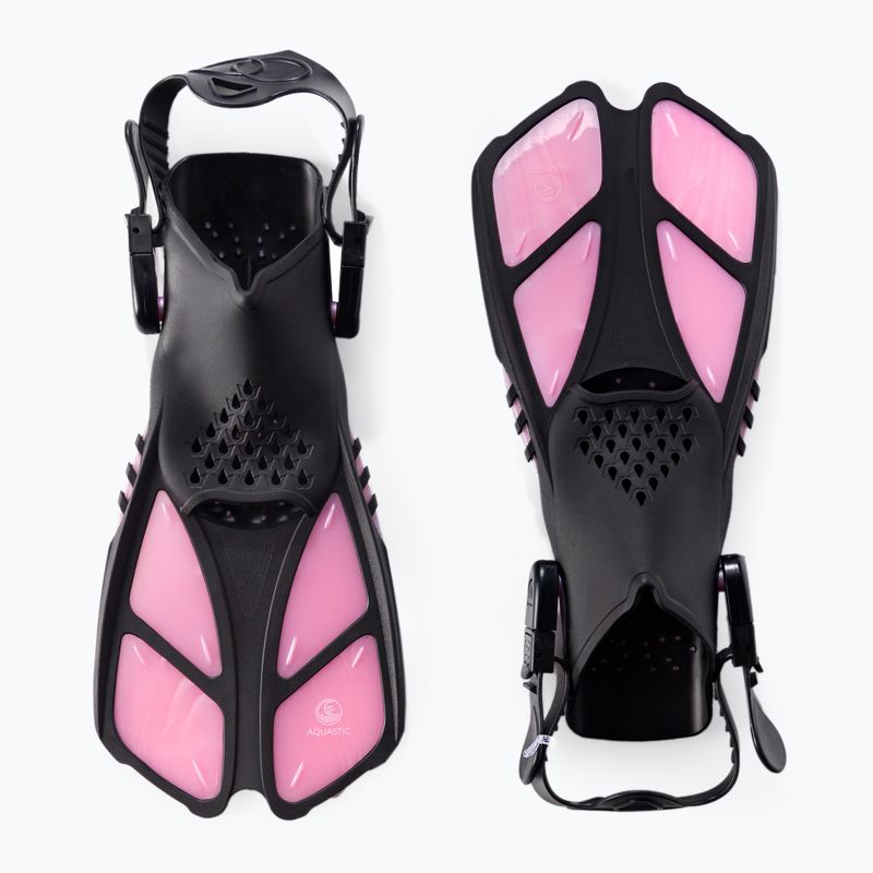 Set da snorkeling per bambini AQUASTIC MSFK-01SR rosa 3