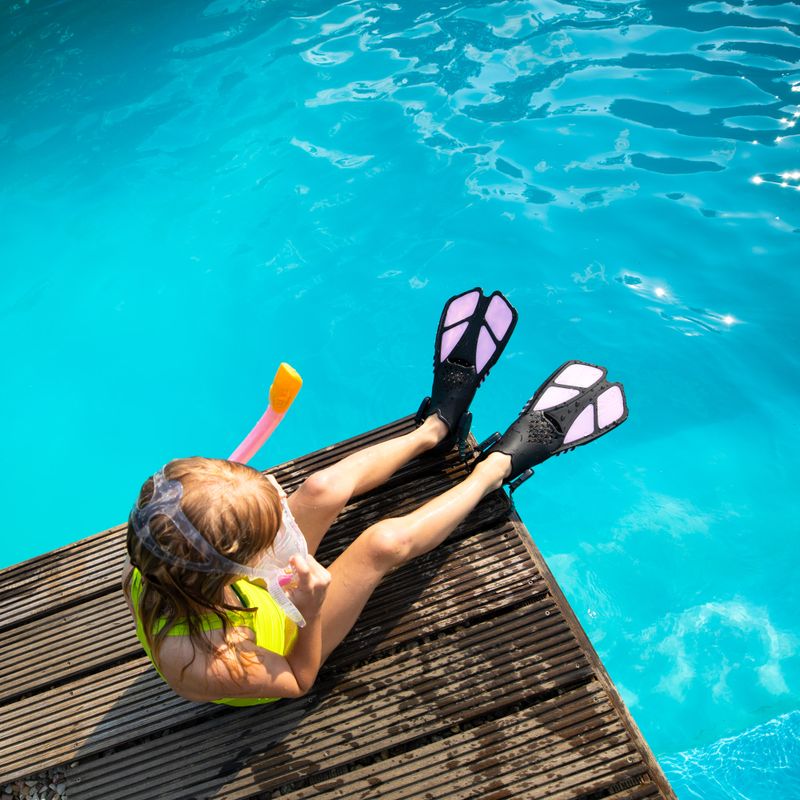 Set da snorkeling per bambini AQUASTIC MSFK-01SR rosa 22