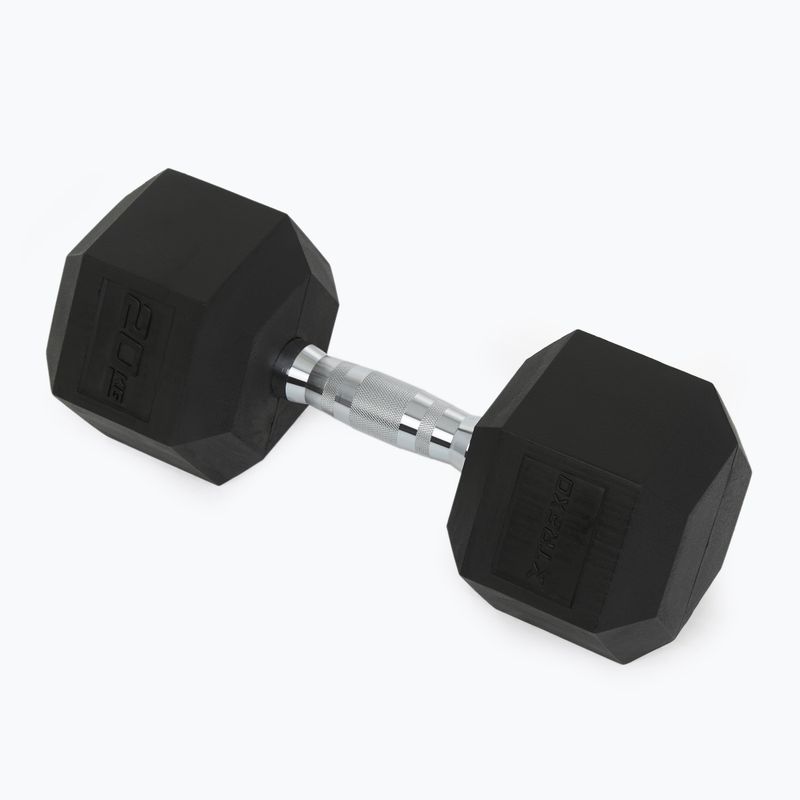 Manubri gommati XTREXO Hex 20 kg