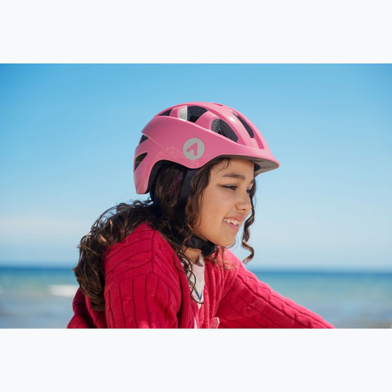 Casco da bicicletta per bambini ATTABO K200 rosa 12