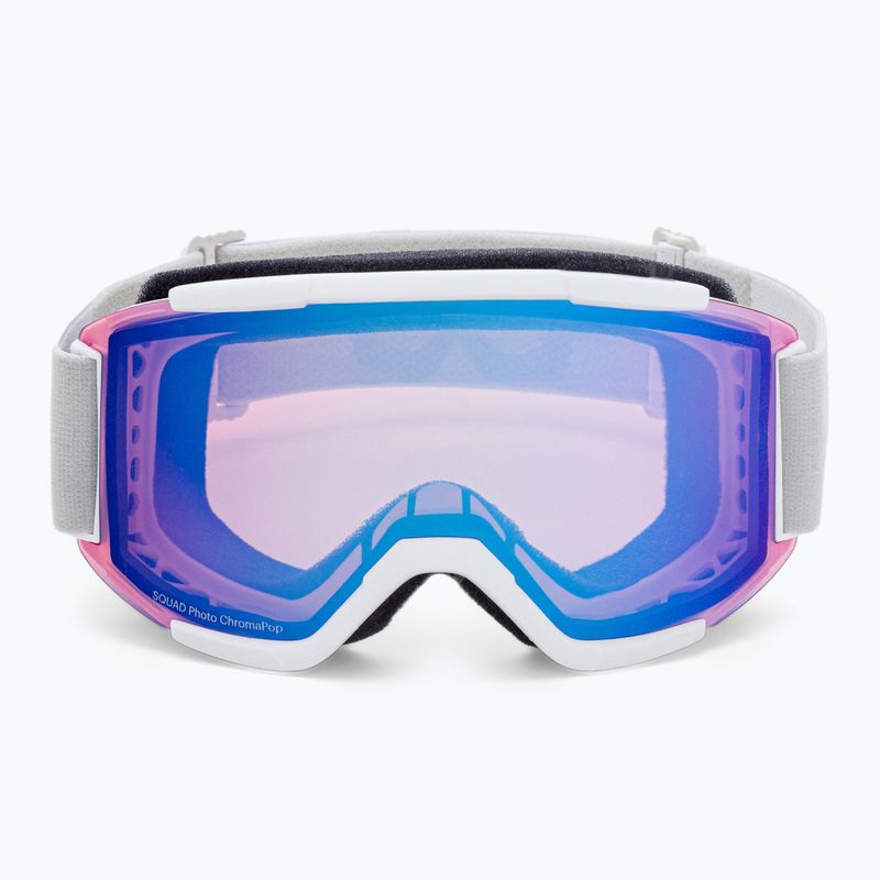 Smith Squad white vapor/chromapop photochromic rose flash occhiali da sci 2