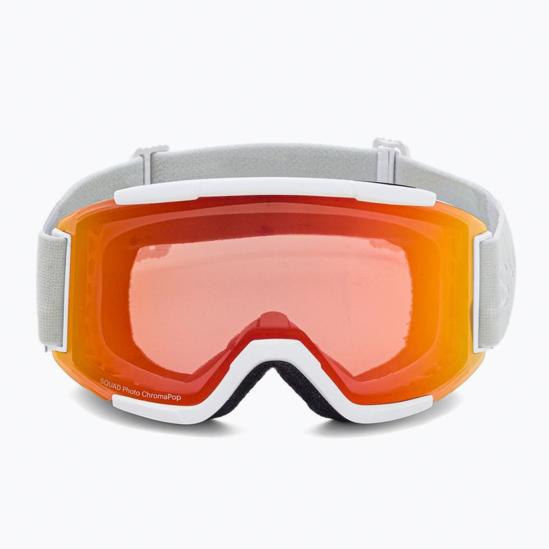 Smith Squad white vapor/chromapop photochromic red mirror occhiali da sci 2