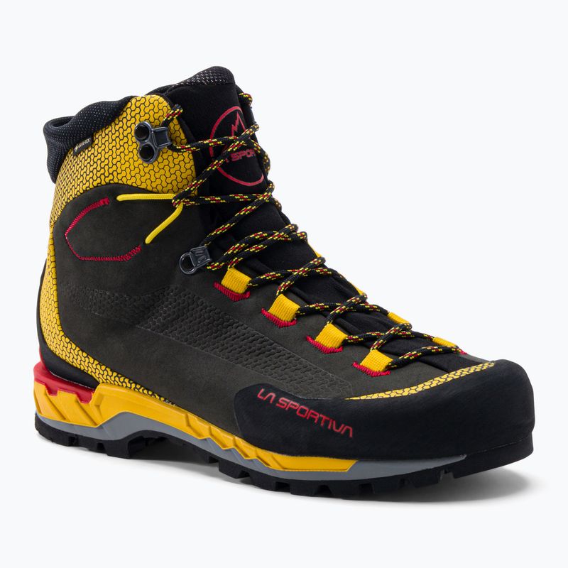 Scarponi da montagna La Sportiva Trango Tech Leather GTX da uomo nero/giallo