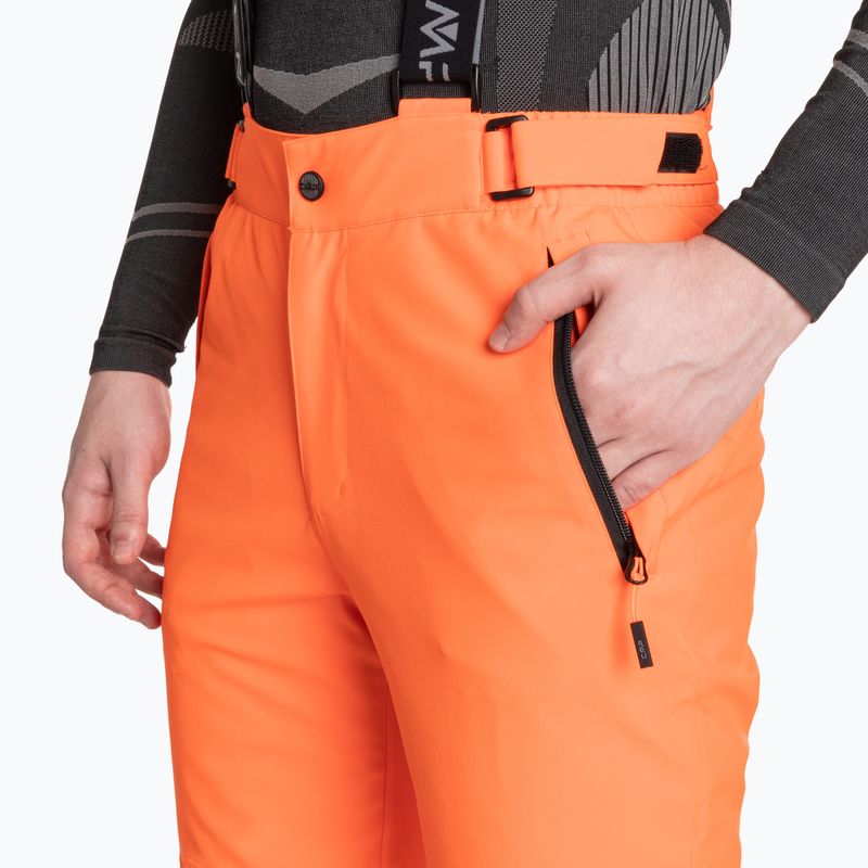Pantaloni da sci da uomo CMP 3W17397N fanta fluo 3