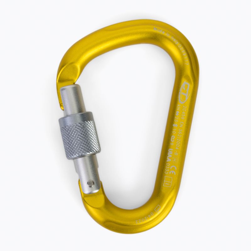Climbing Technology Moschettone Snappy SG ocra/argento 2