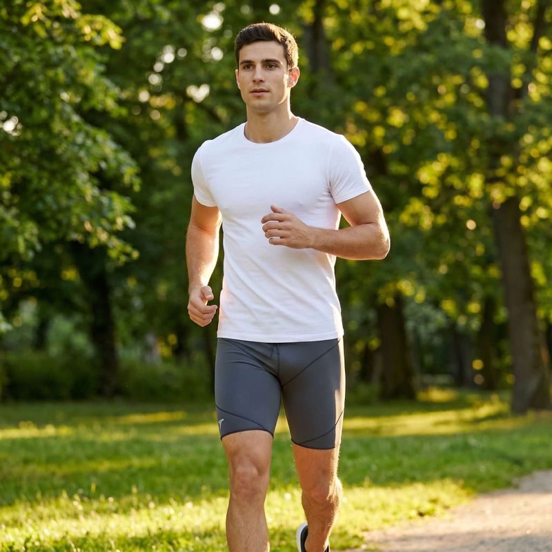 Calzamaglia corta Joma R-Trail Nature da uomo antracite 9