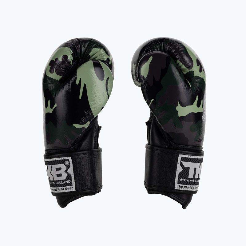 Top King Muay Thai Empower guantoni da boxe verdi 4