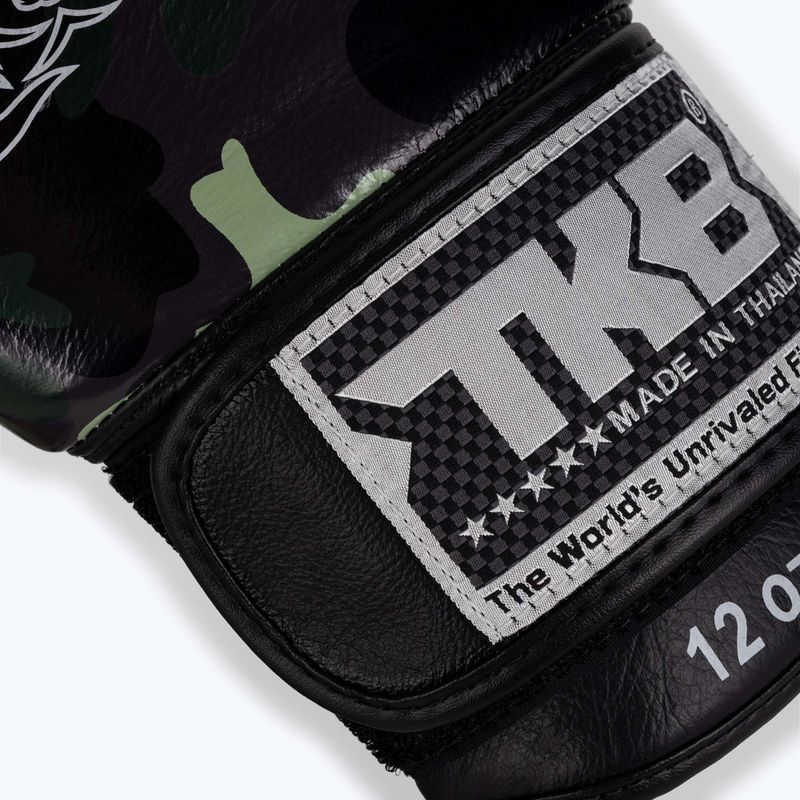 Top King Muay Thai Empower guantoni da boxe verdi 5