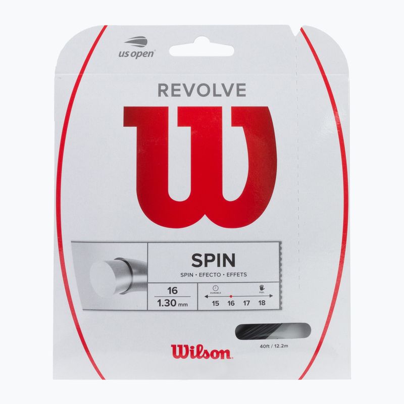 Wilson Revolve 16 corda da tennis 12,2 m nero WRZ946800+