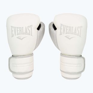 Everlast Powerlock Pu guantoni da boxe uomo bianco EV2200