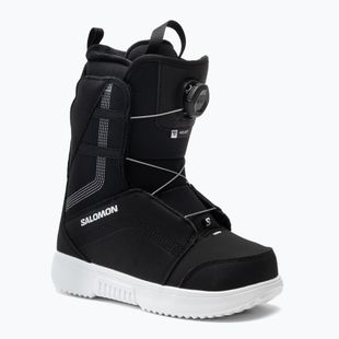 Scarponi da snowboard per bambini Salomon Project Boa nero/bianco