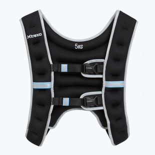 XTREXO WV-05 Gilet per allenamento con i pesi da 5 kg nero