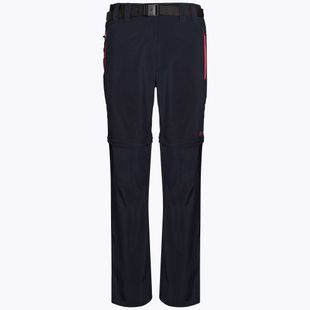 Pantaloni da trekking CMP Zip Off donna nero/rosa 3T51446/05UG