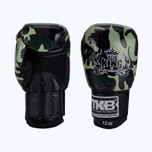 Top King Muay Thai Empower guantoni da boxe verdi