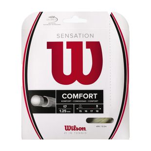 Corda da tennis Wilson Sensation 17 12,2 m grigio WRZ941100+