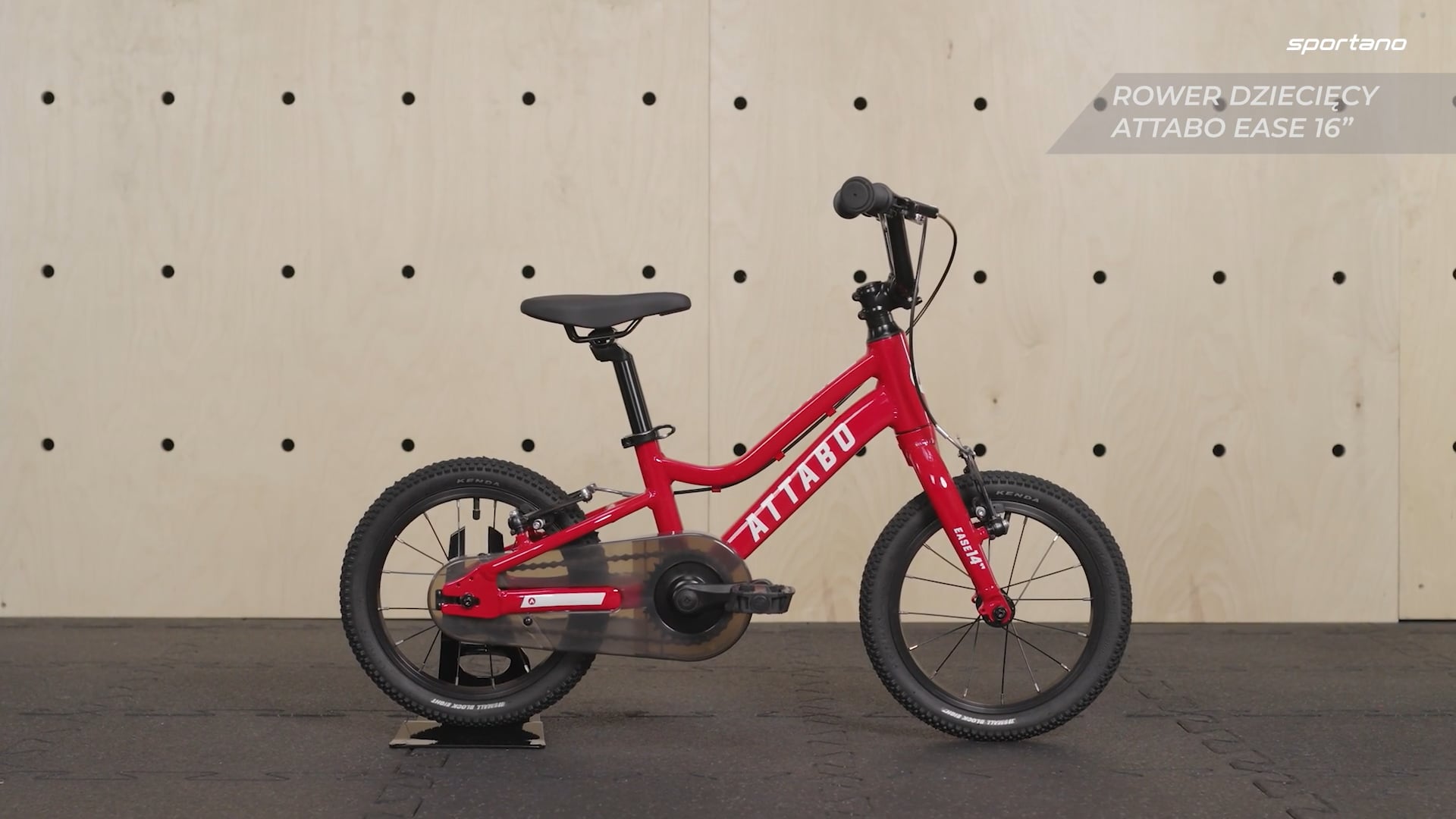 Bicicletta per bambini ATTABO EASE 16" rosso
