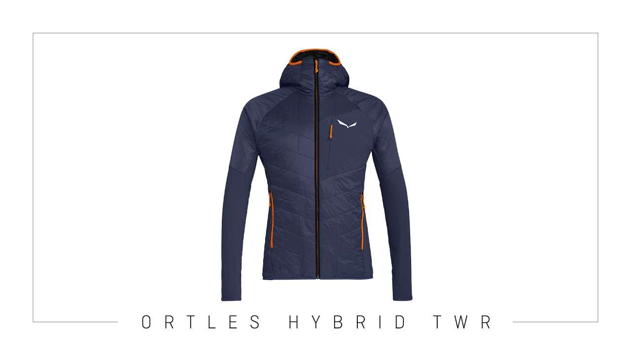 Giacca Salewa Ortles Hybrid TWR uomo nero out